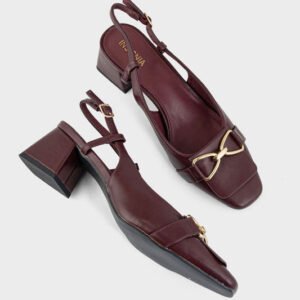 formal sling back if4041 maroon